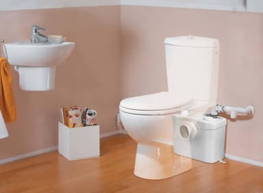 Voir nos services de Remplacer un WC Sanibroyeur