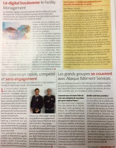 Bob! dépannage - Page Article Presse - CHALLENGES JEUDI 20 octobre 2017- photo